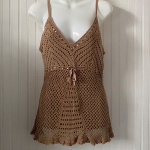 Faded Glory Brown Knitted Top
